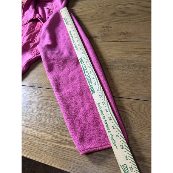 J. Crew Sweatshirt Women Size Large Quilted Sherpa Fleece Snap Pullover Preppy - Picture 12 of 13